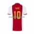 Camisola AFC Ajax Dusan Tadic 10 Homem Equipamento Primeiro 2022-2023 Manga Curta